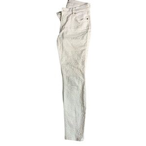 Women’s Skinny 7 For All Man Kind White Jeans